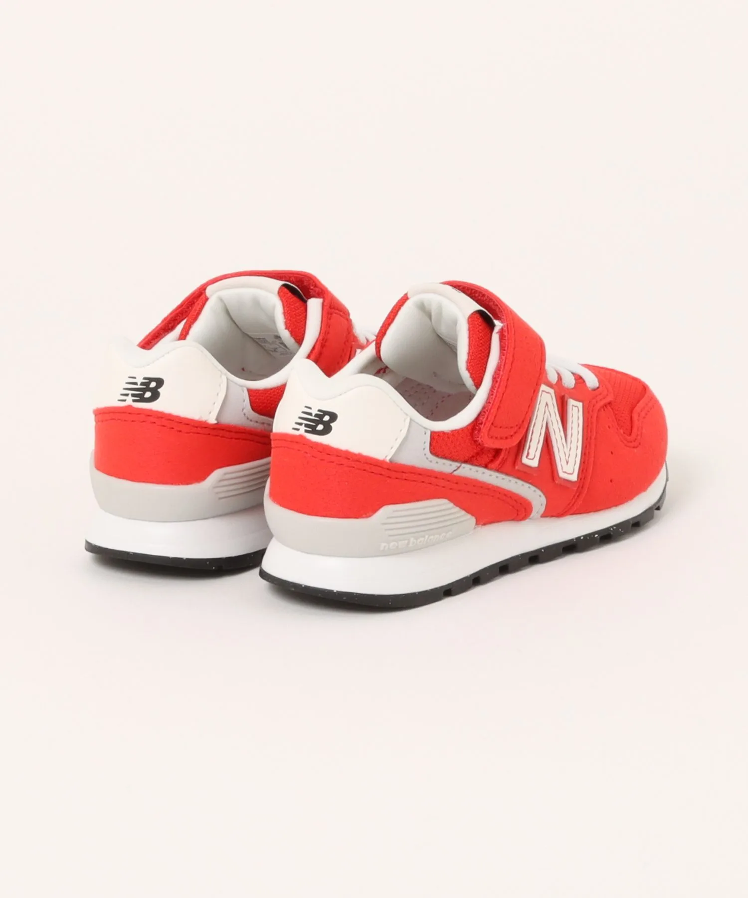 Детские кроссовки с липучкой New Balance Y996 5PW красные — фото 2