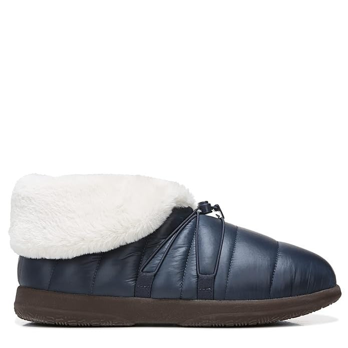 Женские тапочки Vionic Gabrie Puffy Arch Supporting Slip, синие, с искусственным мехом, JOBB1596 — фото 2