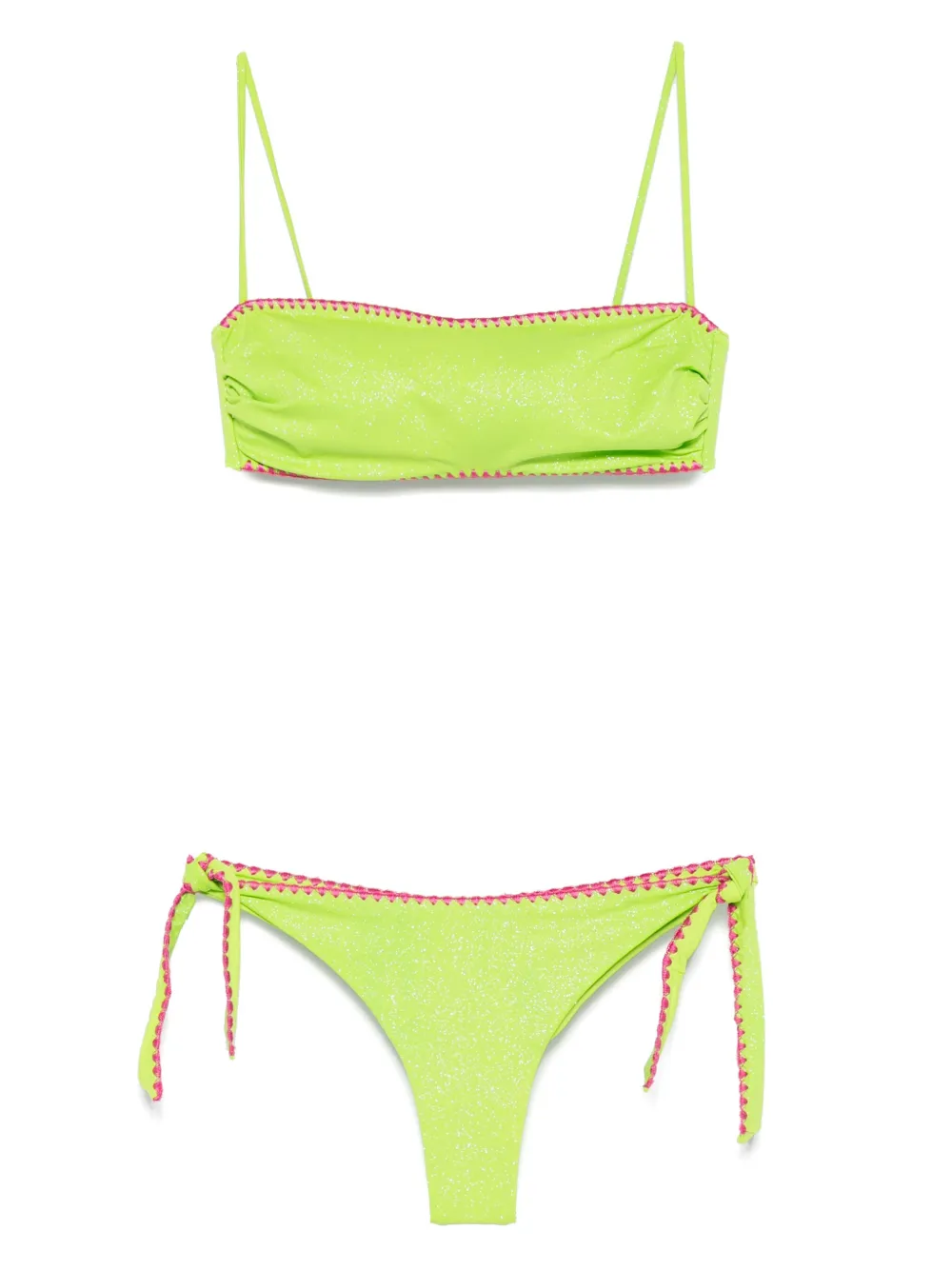 

Бикини Bandeau Brazilian Twinset, зеленый