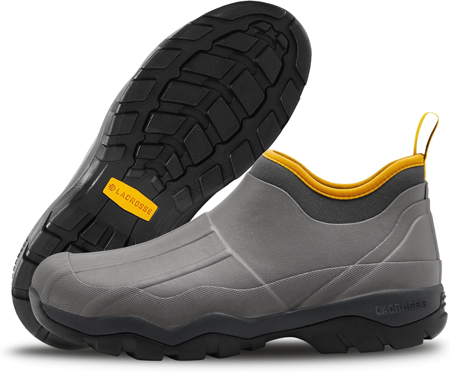 

Мужские резиновые сапоги LaCrosse Alpha Muddy 4.5 с водонепроницаемой резиной, конструкцией типа 'на пуантах' и стелькой EVA, 13 Graphite