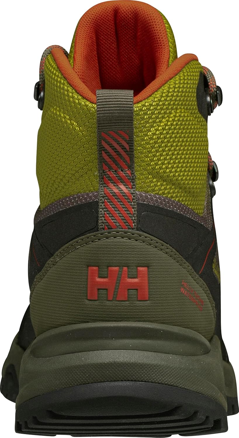 Мужские треккинговые ботинки Helly-Hansen Cascade Mid Helly Tech Waterproof Breathable Lightweight Helly Hansen, 452 Neon Moss/Utility Green — фото 2
