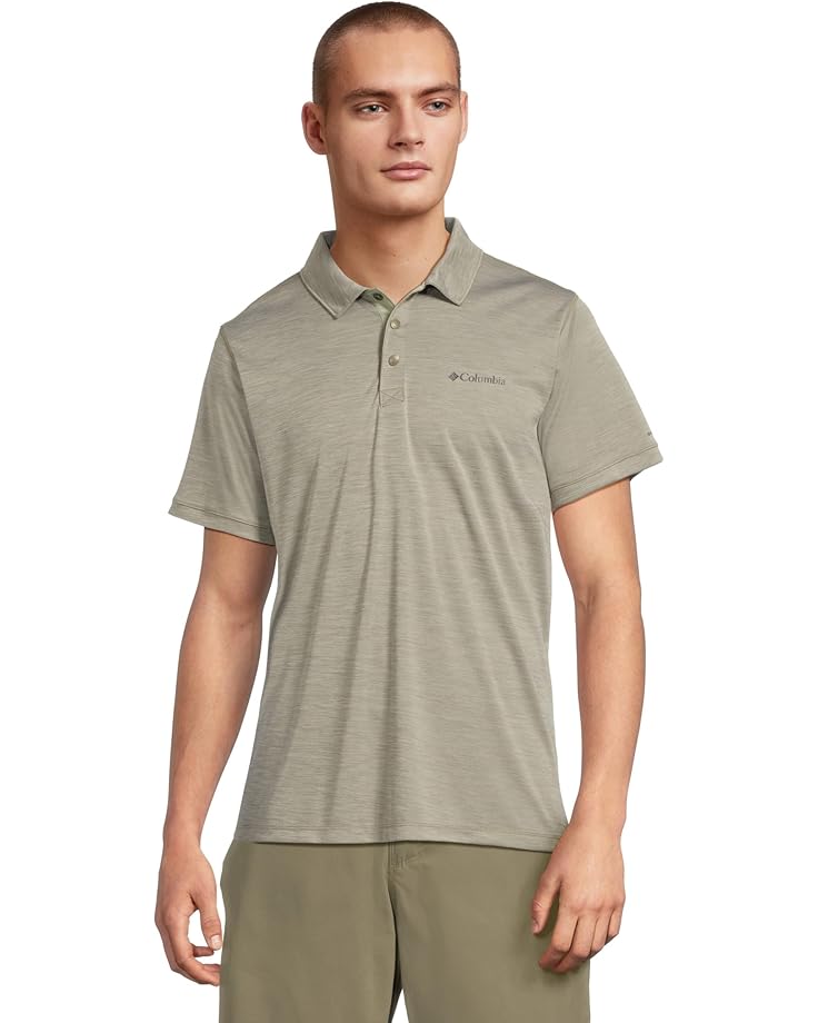 

Поло Columbia Sage Peak Knit Polo, цвет Stone Green Heather
