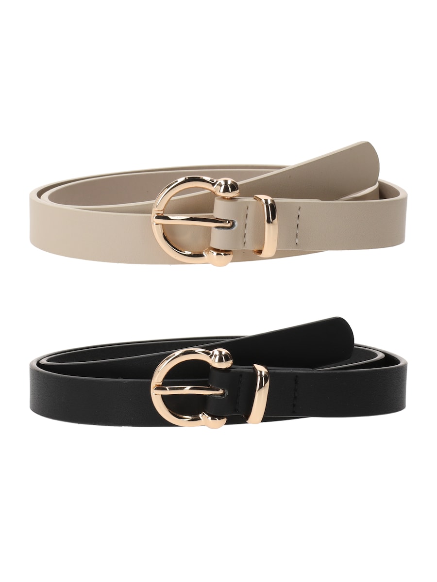 

Ремень ABOUT YOU Eliana, бежевый/черный