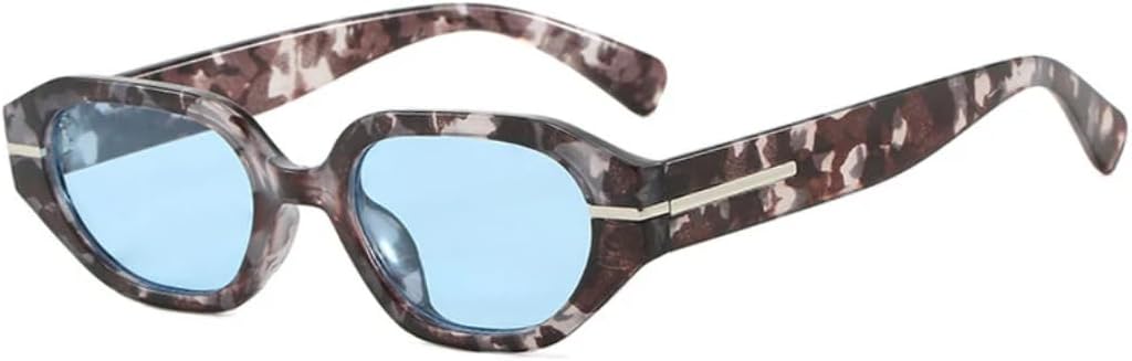 

Солнцезащитные очки с защитой UV400 | Маленький размер, цвет «кошачий глаз», яркие линзы | для женщин и мужчин, для занятий спортом на открытом воздухе и вождения DSVIGF, Flower Blue