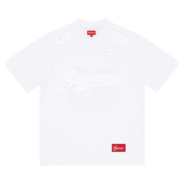 

Джерси Supreme Mesh Stripe Football Jersey 'White', белый