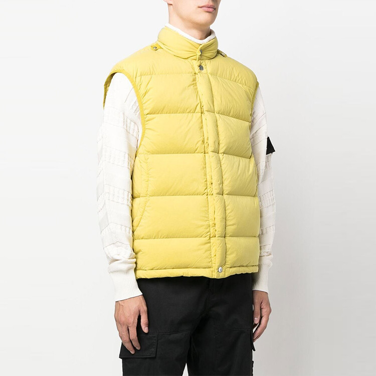 Жилет мужской лимонный Stone Island, цвет Lemon — фото 4