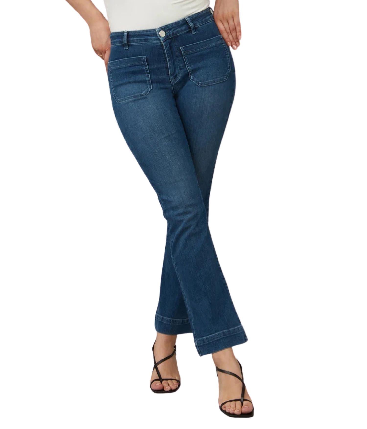 

Джинсы Gene Mid Rise Bootcut в цвете Dim Sky Lola Jeans