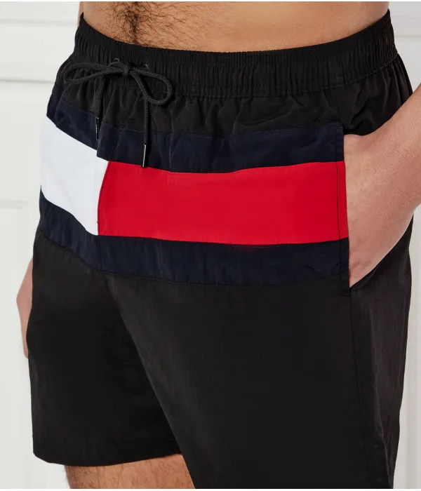 Пляжные шорты Regular fit Tommy Hilfiger Swimwear, черный — фото 3