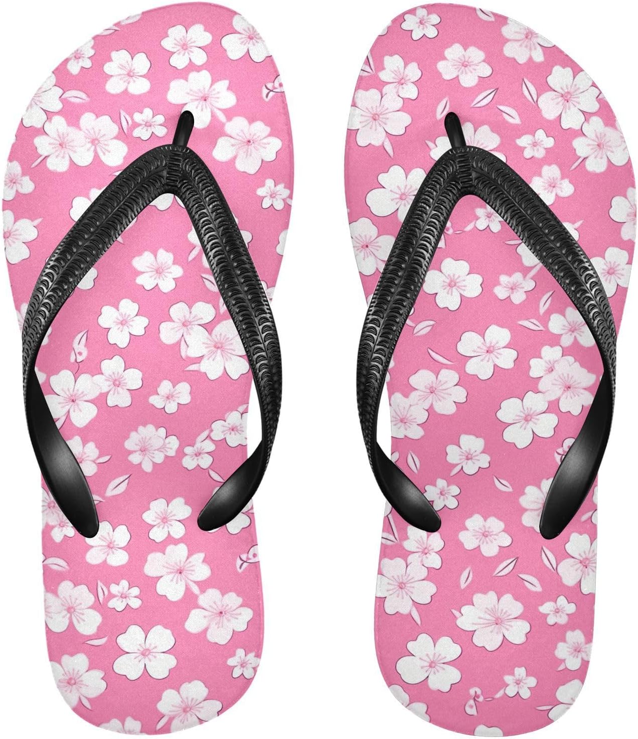 

Шлепанцы SPRIPORT с розовыми цветами для женщин и мужчин, удобные повседневные вьетнамки с мягкой подушкой и нескользящей резиновой подошвой, для ванной, душа, прогулок, пляжа и лета