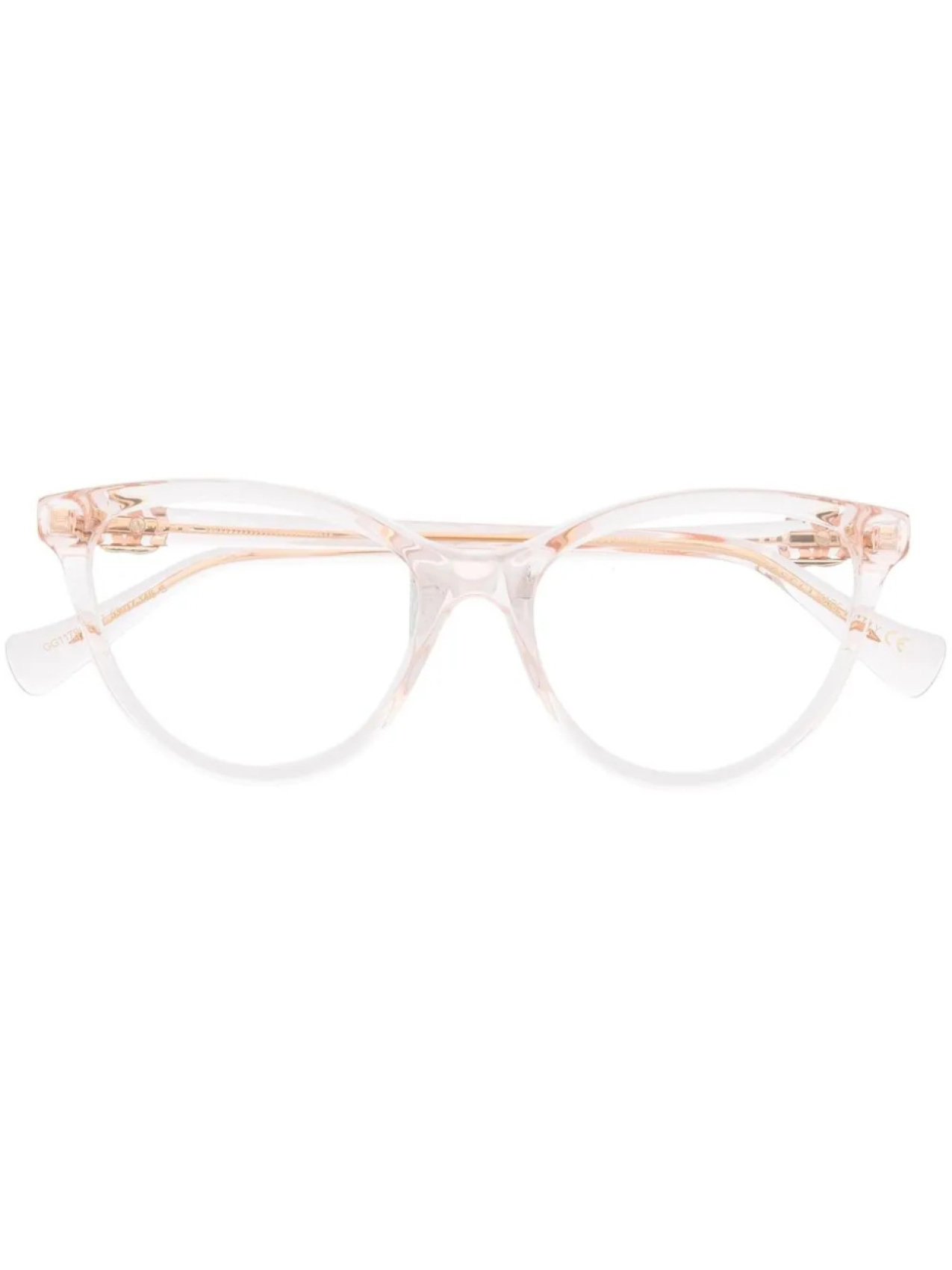 

Gucci Eyewear очки в оправе 'кошачий глаз' с логотипом, розовый