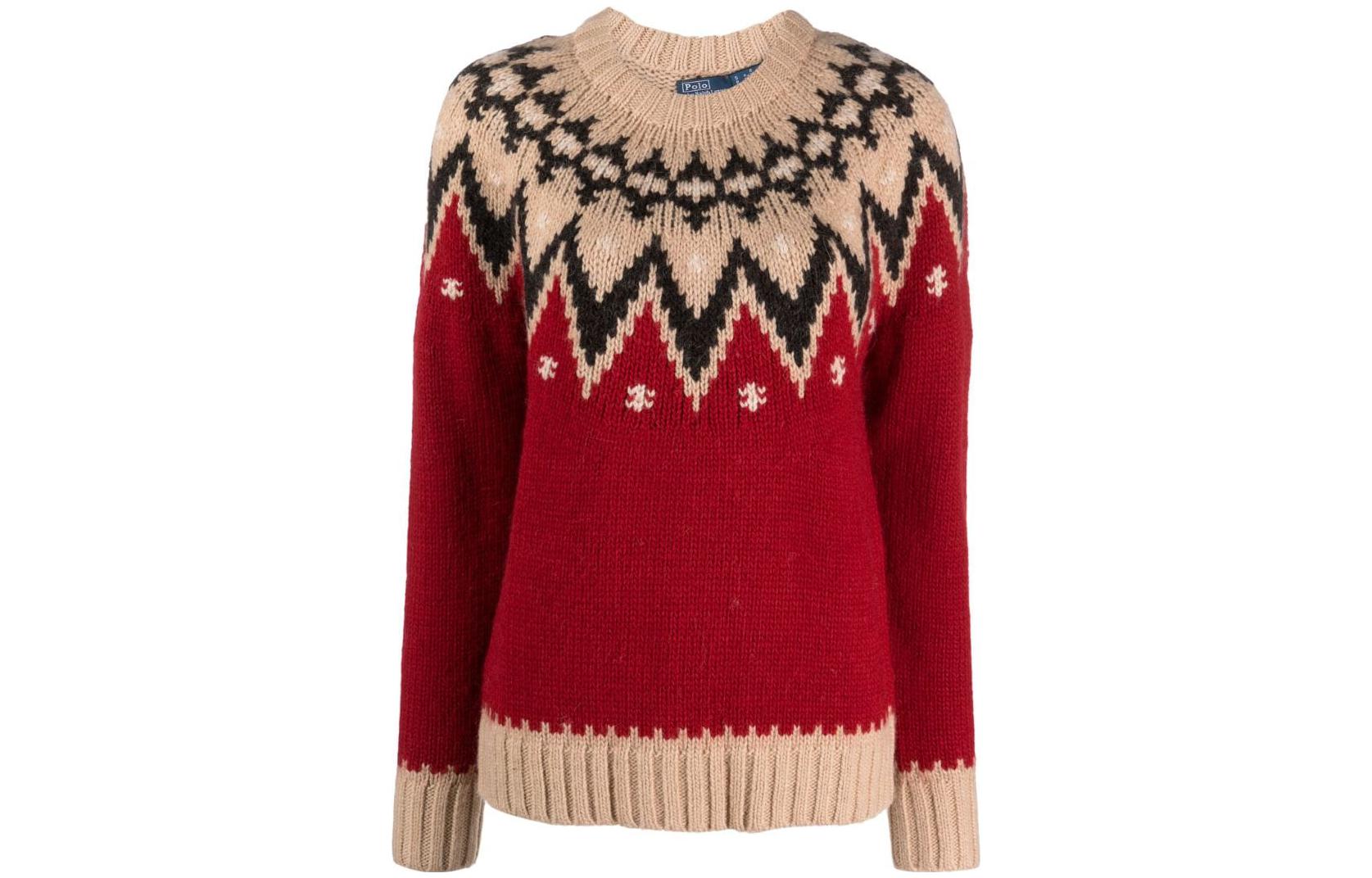 

Свитер с жаккардовым узором Polo Ralph Lauren, мультиколор