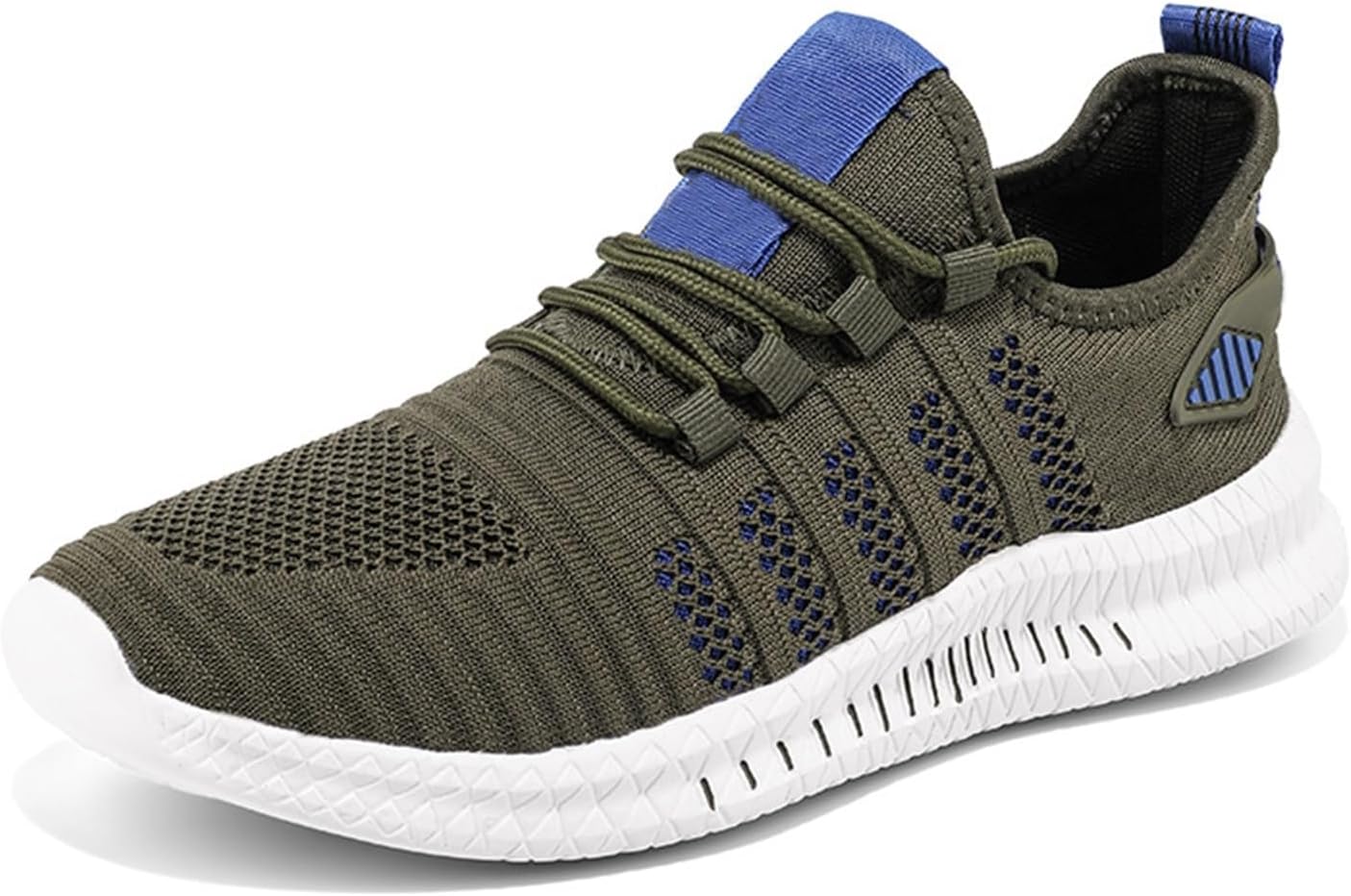 

Мужские кроссовки для тенниса, спортивные слипоны, нескользящие, на шнуровке, легкие, для ходьбы и бега, дышащие с сеткой, с мягкой подошвой, комфортные, модные, для активного отдыха и тренировок в зале Xdfvc, зеленый