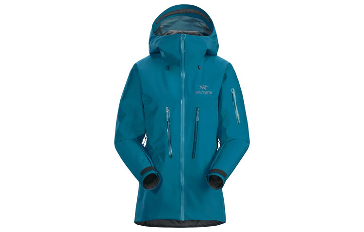 Ветровки женская Arcteryx Alpha, зелено-желтый — фото 4