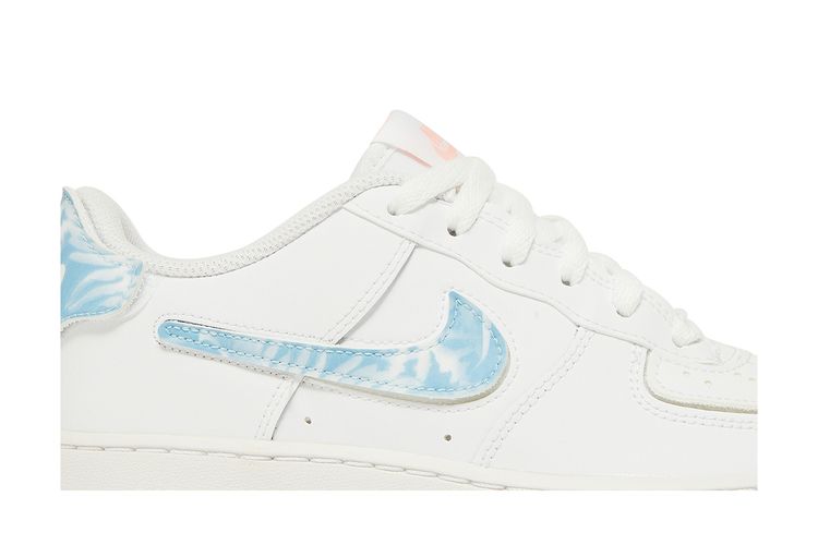 Кроссовки Air Force 1 GS 'White Bleached Coral Clouds', белый — фото 2