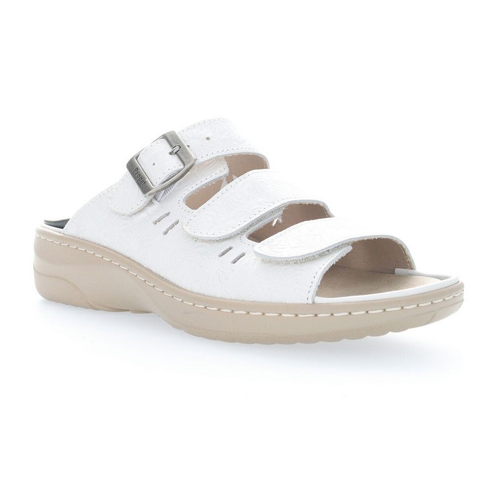 Женские шлепанцы Propet Breezy Walker, цвет White Onyx