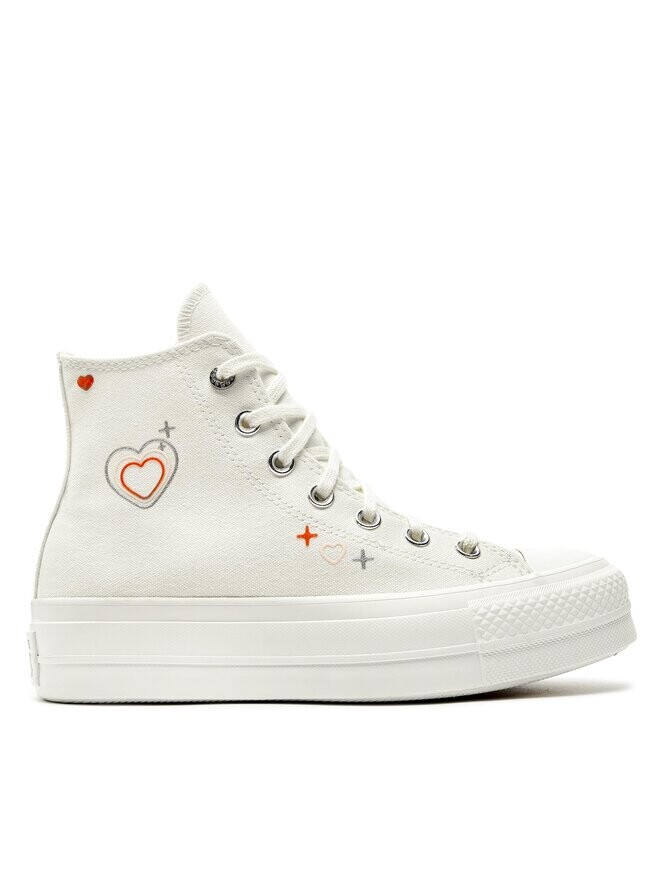 Тканевые кроссовки Chuck Taylor All Star Lift Platform Y2K Converse, белый