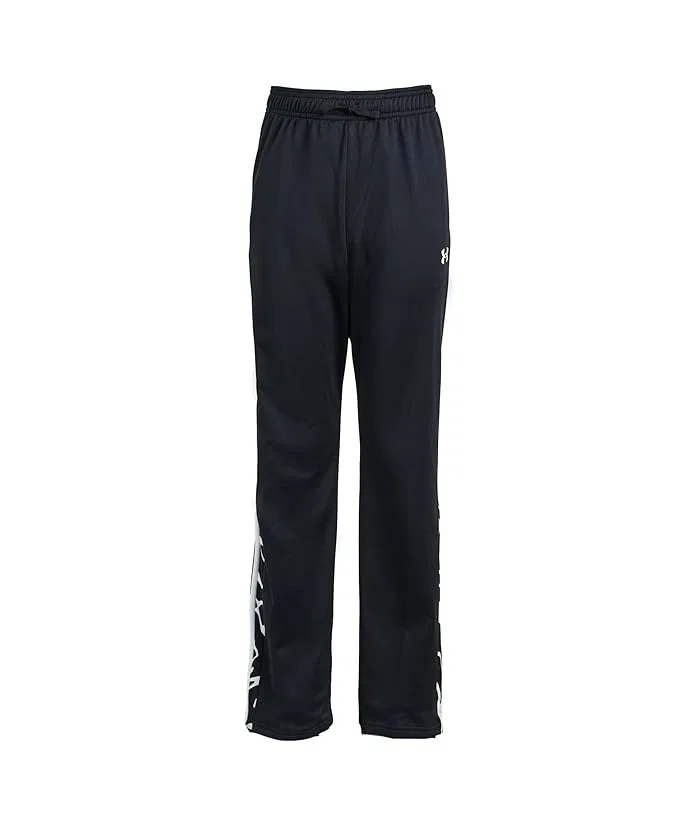 Штаны зауженные с принтом Brawler Print Fill Tapered Pants Under Armour Kids, Black/White