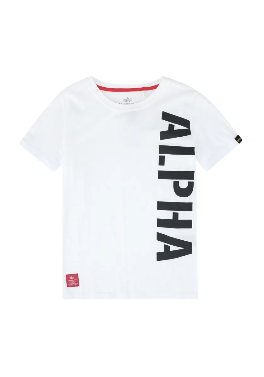

Футболка Alpha Industries " Alpha Industries Kids - Футболки с принтом по бокам T Kids/Teens", белый