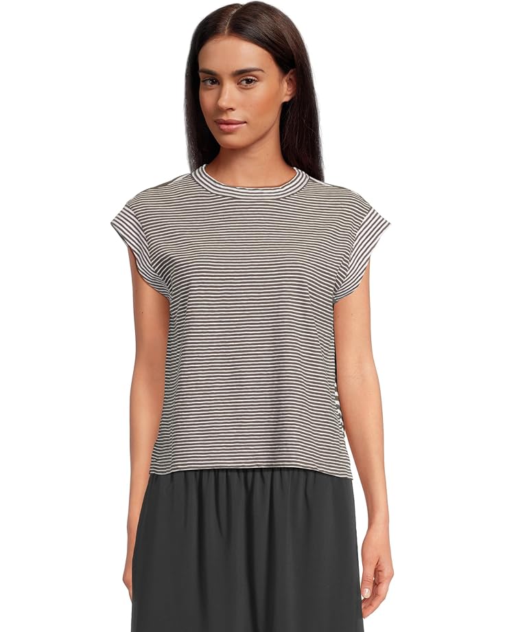

Футболка Madewell Linen Muscle Tee, цвет Dark Surplus
