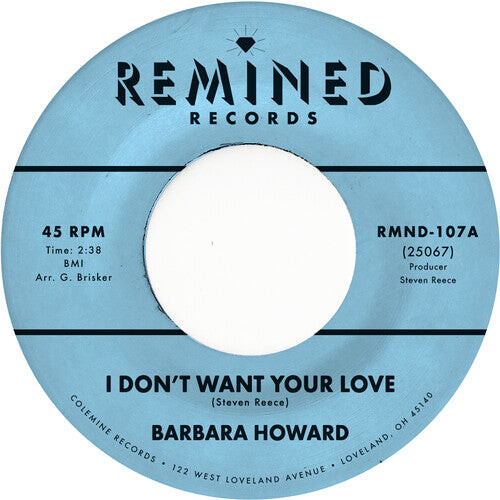 

Сингл 7" Howard, Barbara: I Don't Want Your Love