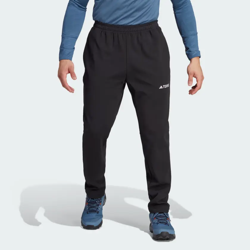 ULT трикотажные спортивные штаны мужские черные Adidas, черный — фото 2