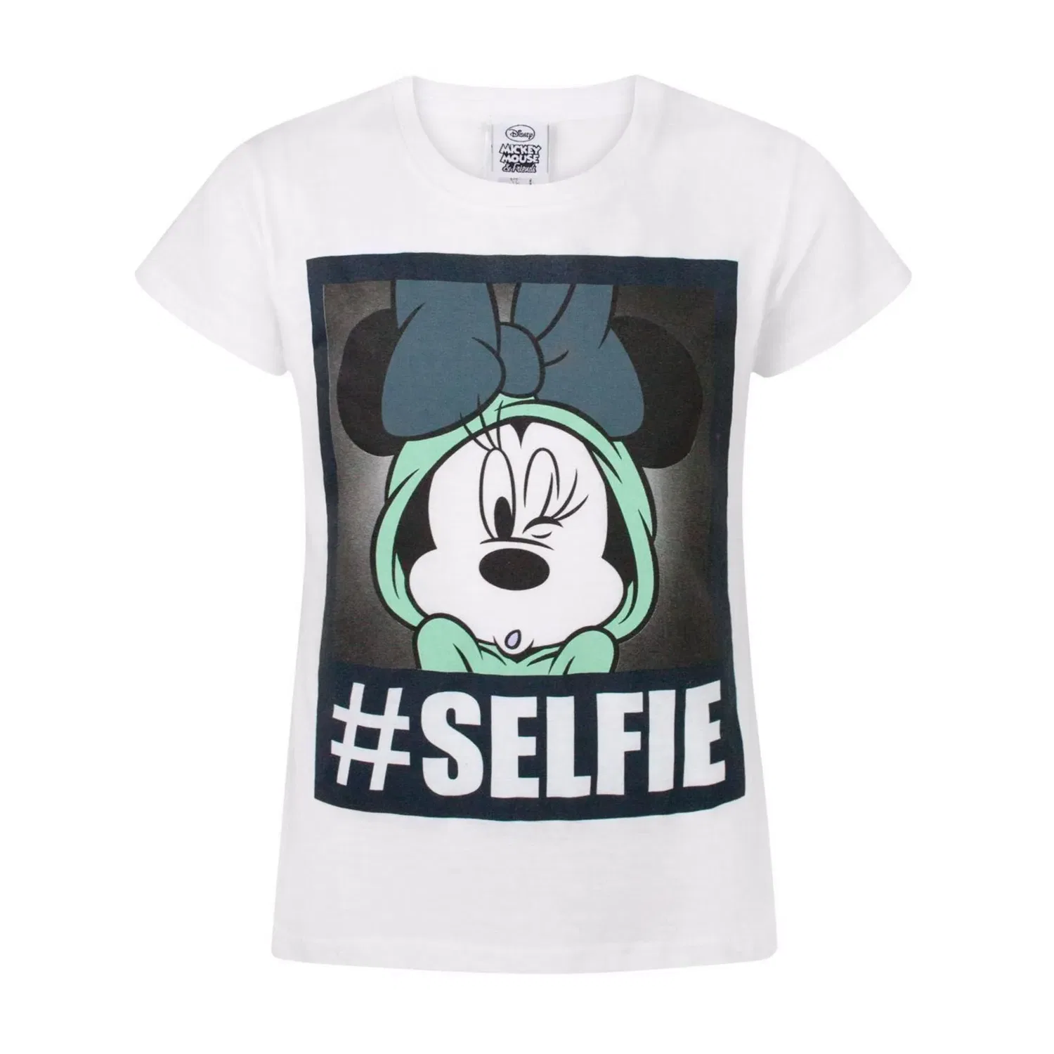 Футболка Minnie Mouse Selfie, Disney, белый