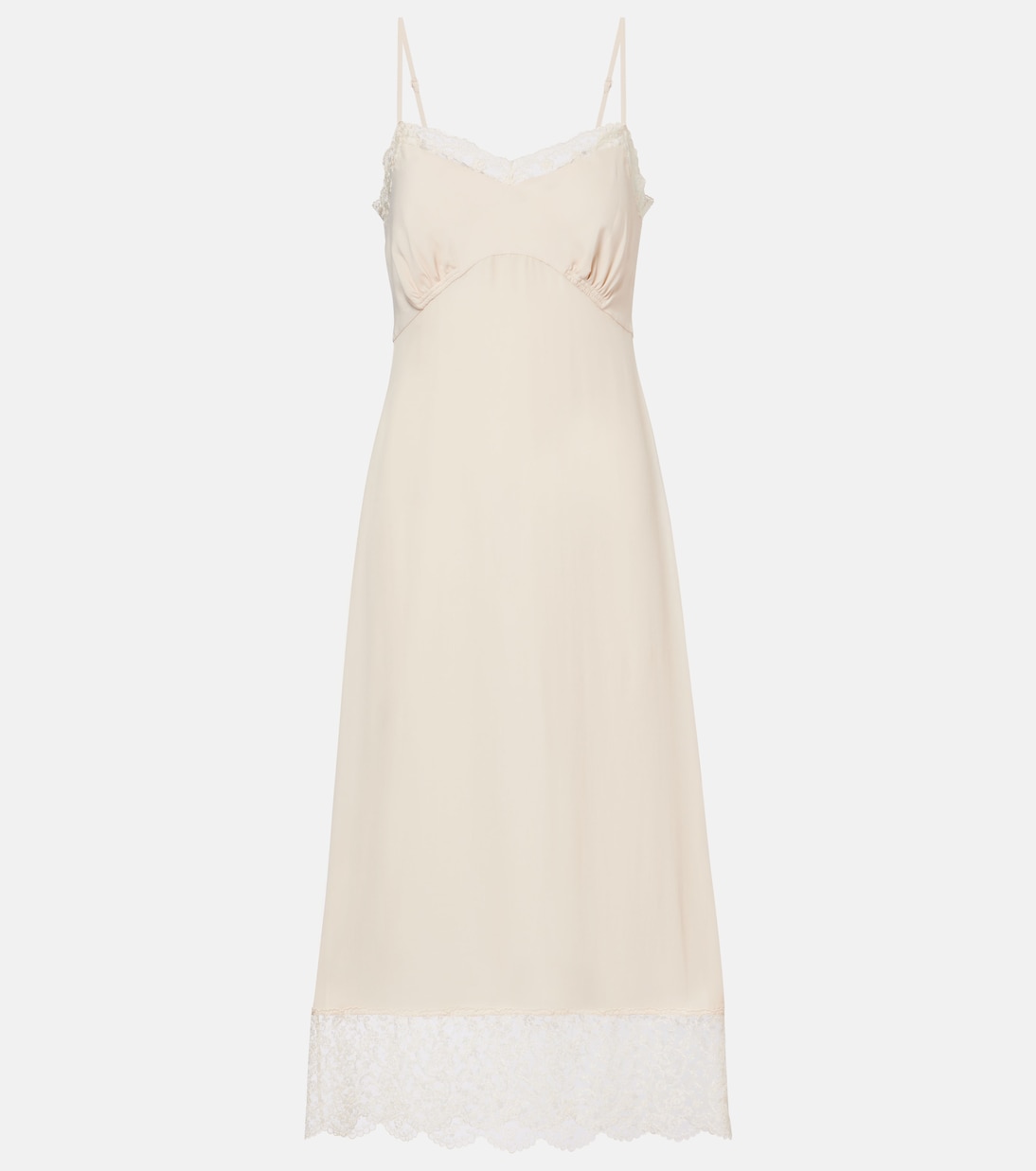 

Шелковое платье-комбинация Crêpe de Chine Simone Rocha, Nude