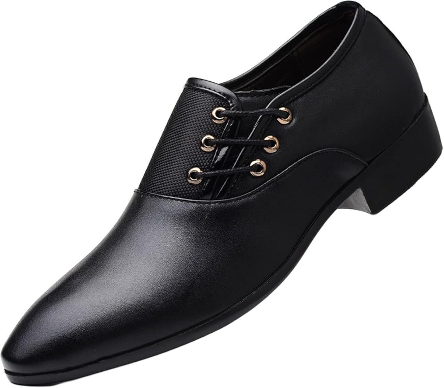 

Мужские туфли OXCOWNIU из искусственной кожи PU, лаковые деловые туфли, офисные повседневные оксфорды, черные и коричневые