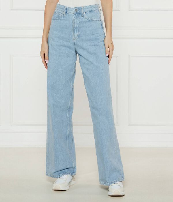 

Джинсы женские Calvin Klein клеш, голубой