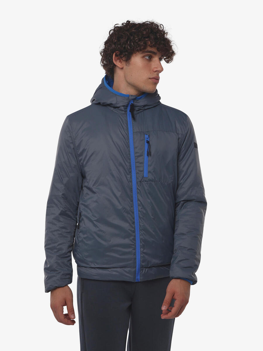 

JAKED Сине-зеленая синтетическая фитнес-куртка для мужчин