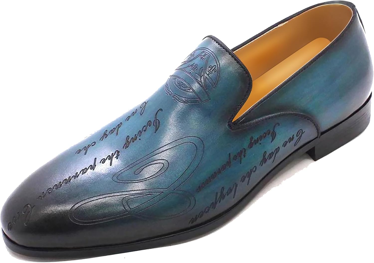 

Мужские лоферы Santimon, слипоны, повседневные и праздничные туфли, из натуральной кожи, лоферы с монеткой, модные свадебные туфли, деловые формальные лоферы, удобная обувь для ходьбы для мужчин, синий