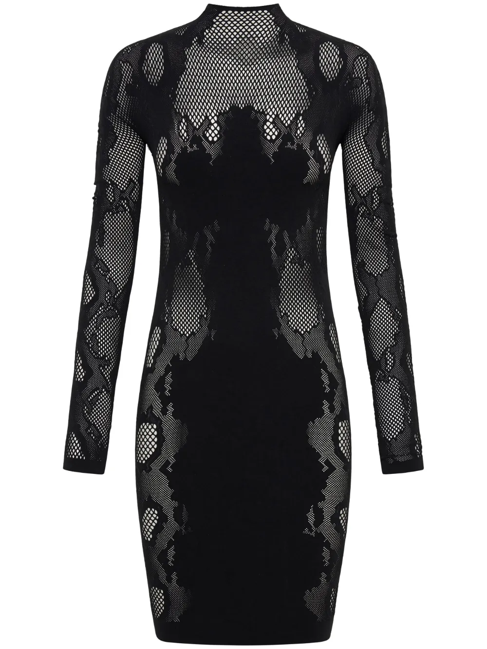 

Полупрозрачное платье мини Cobra Dion Lee, черный