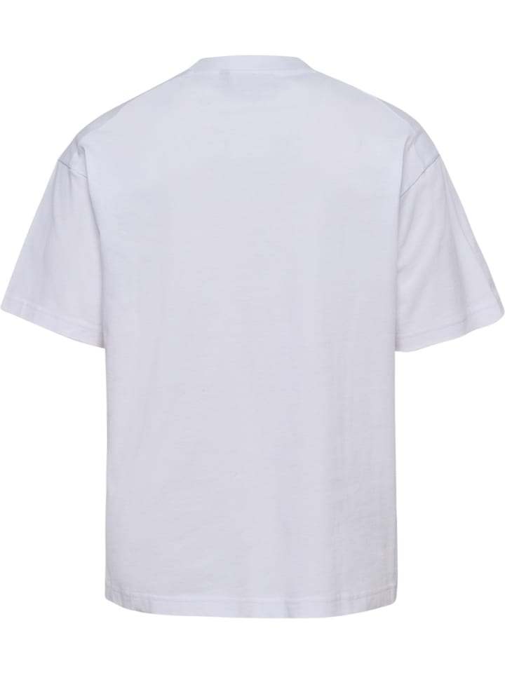 

Футболка "Loose T-Shirt S/S Bees Stadium" белого цвета Hummel, Белый, Футболка "Loose T-Shirt S/S Bees Stadium" белого цвета Hummel