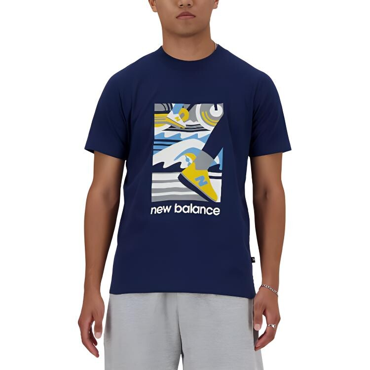 

Футболка Sport Essentials мужская синяя New Balance, синий