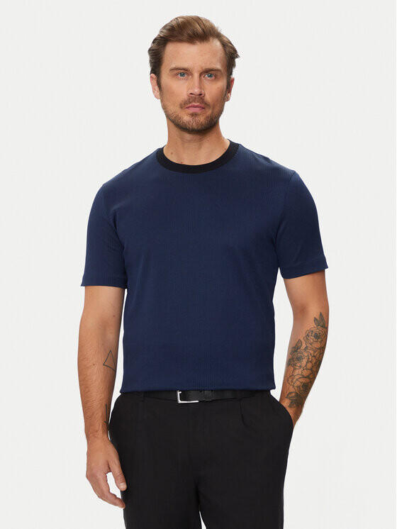 

Футболка стандартного кроя Boss, синий