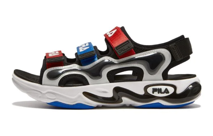 FILA KIDS Детские сандалии с удобной амортизацией и дышащим эффектом Black Fire Red