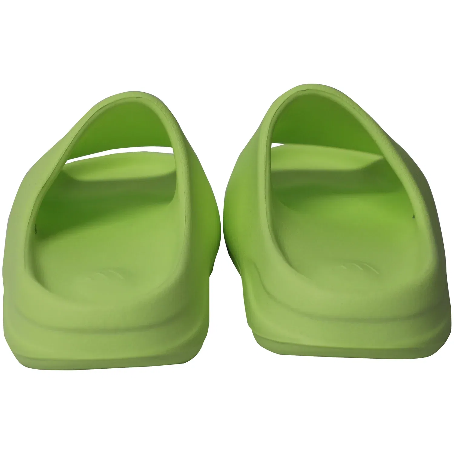 Шлепанцы Adidas Yeezy в цвете Glow Green Plastic — фото 4