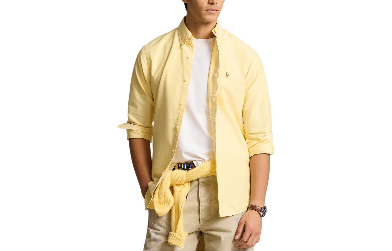 

Футболка поло Ralph Lauren мужская желтая SS24