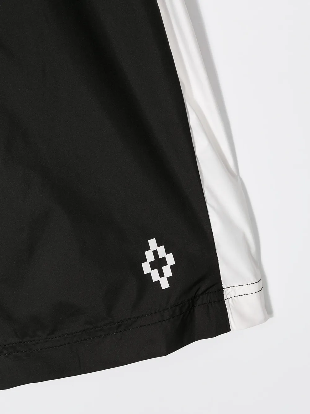 Плавки-шорты с контрастными полосками Marcelo Burlon County Of Milan Kids, черный — фото 3