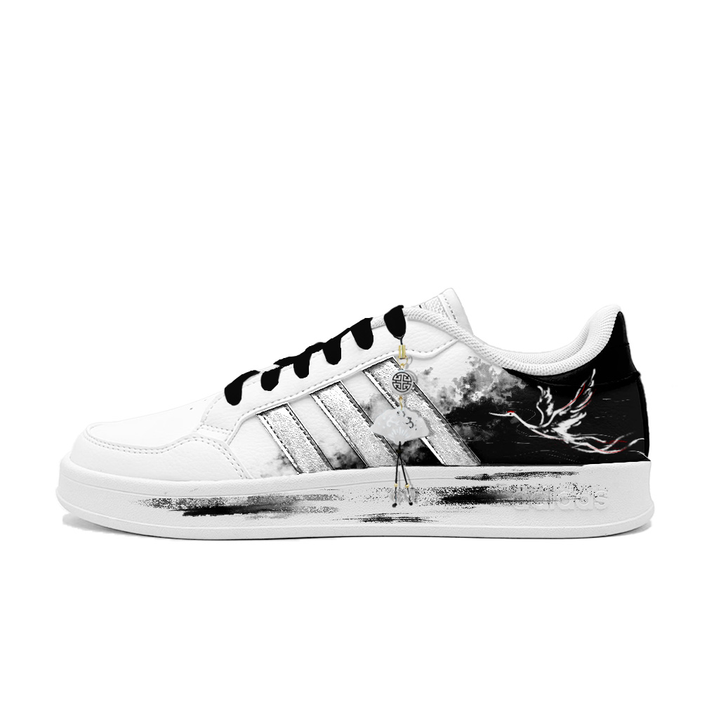 

Adidas Neo Легкие нескользящие низкие кроссовки для скейтбординга Breaknet Shenghe, мужские, черно-белые