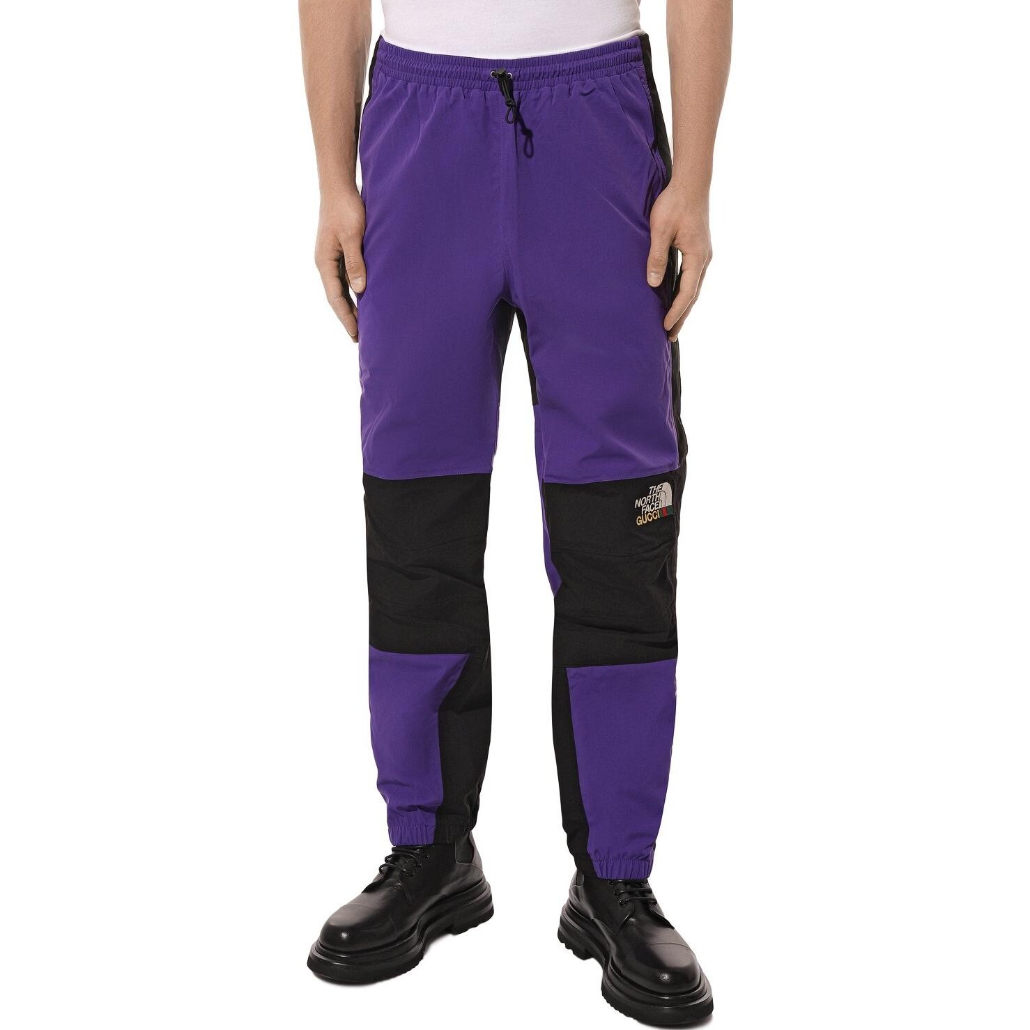 Спортивные штаны The North Face X Knit Gucci, фиолетовый — фото 2