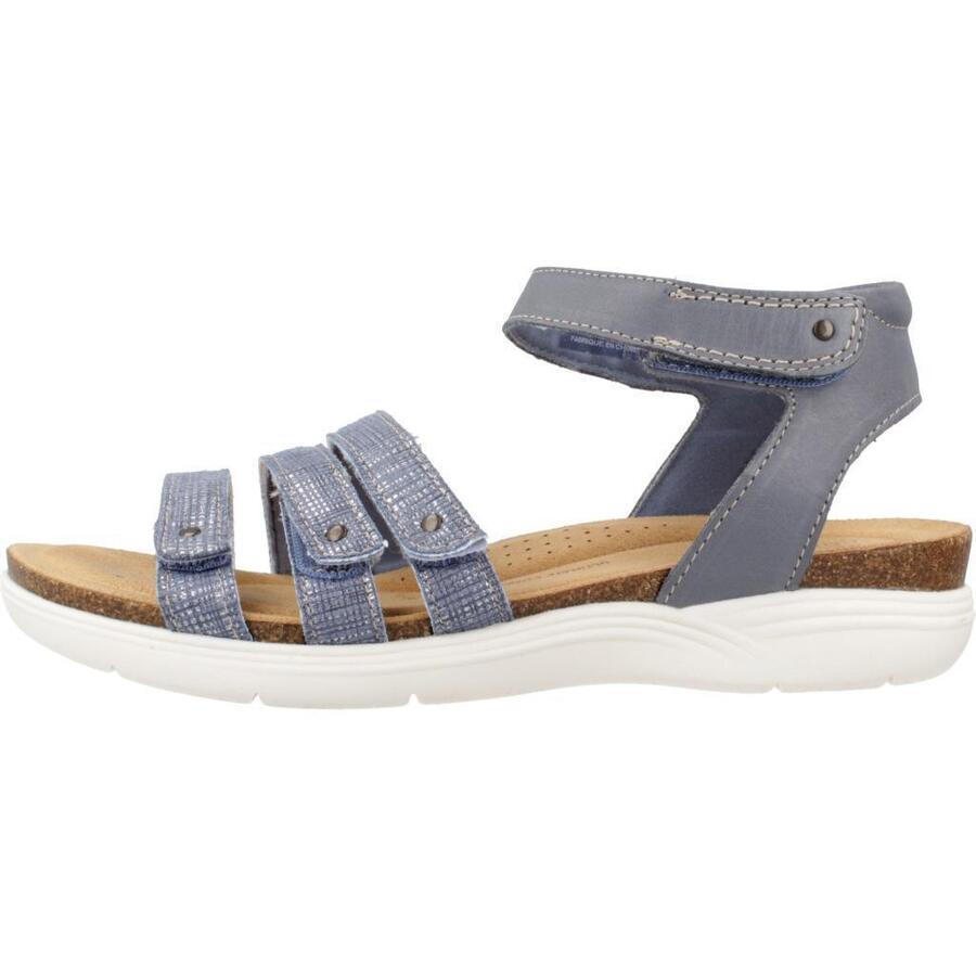 Сандалии Clarks модель April Dove цвет синий — фото 2