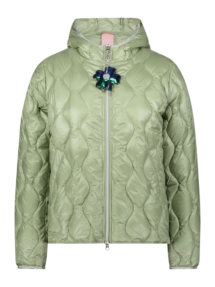 

CARTOON Стеганая куртка с боковыми карманами, цвет «Болотный»