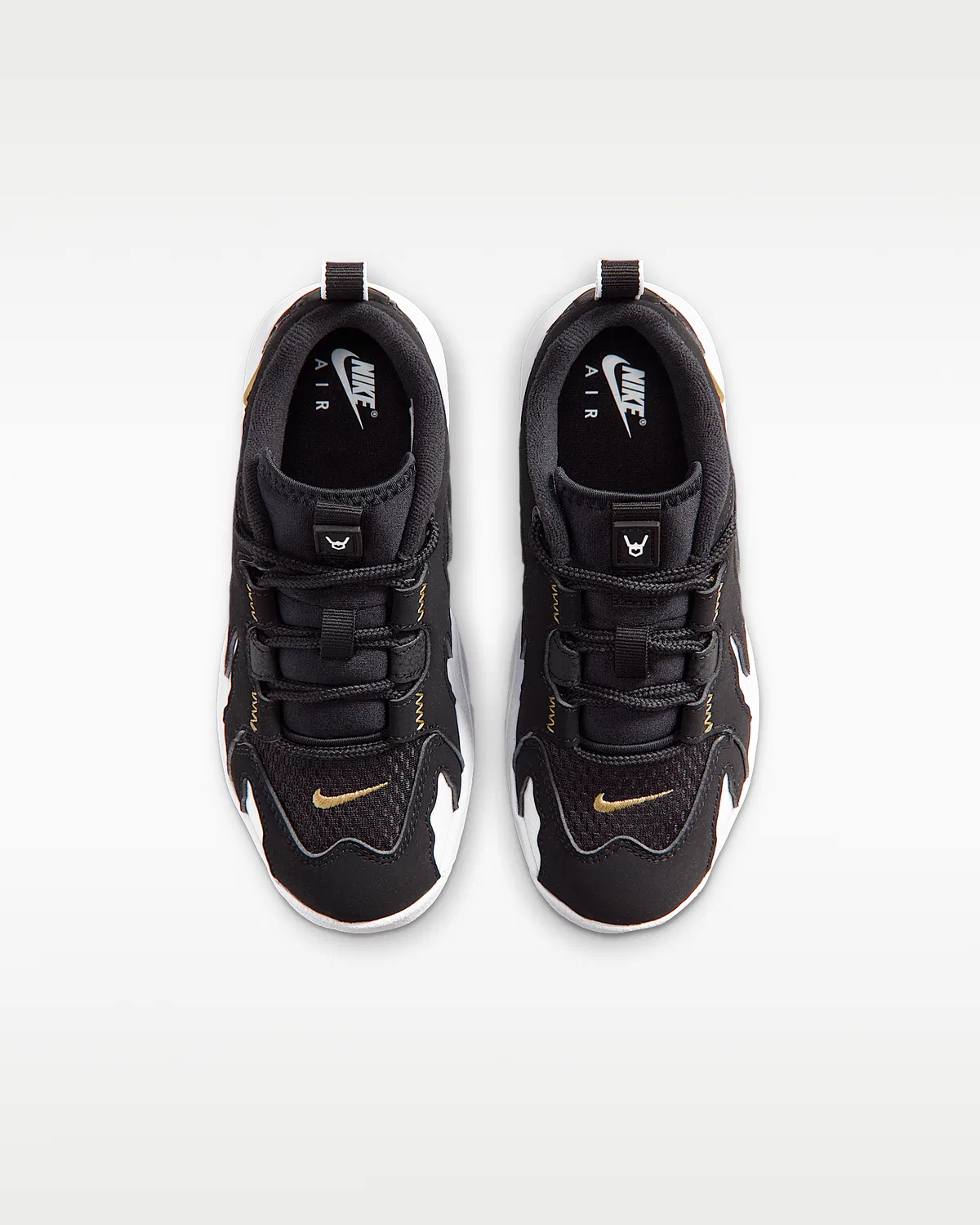 Детские кроссовки Nike Air DT Max '96 Low, Black/White/Metallic Gold — фото 4
