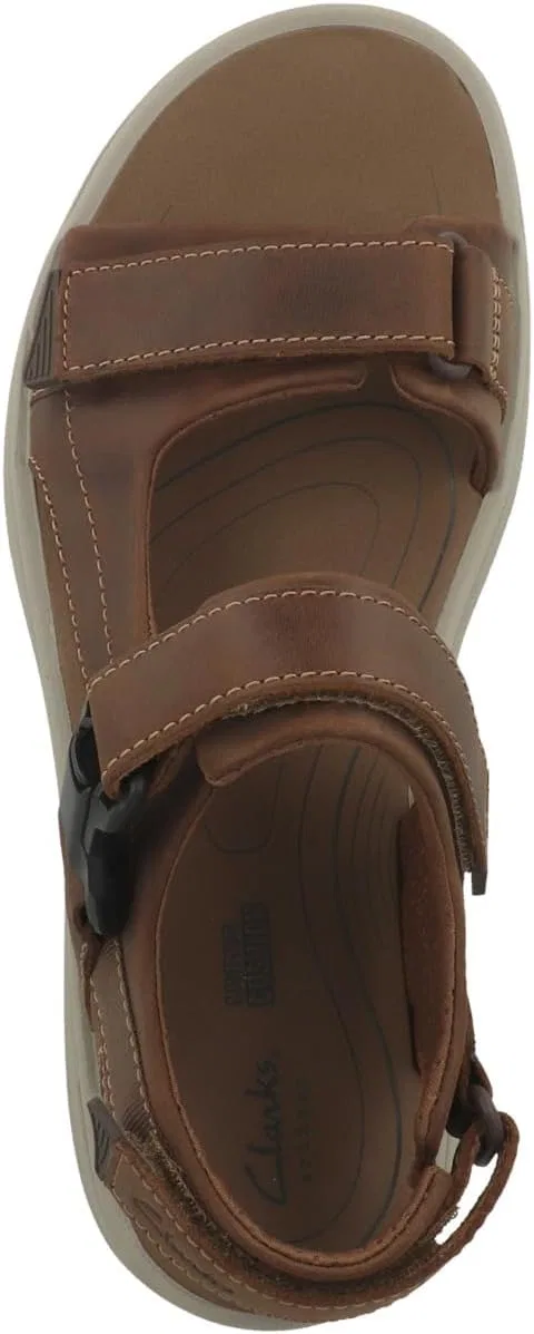 Сандалии Clarks Saltway Edge унисекс, Light Tan Lea — фото 2