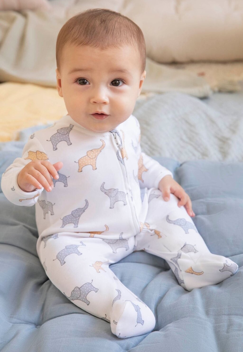 

Пижама JoJo Maman Bébé, цвет grey