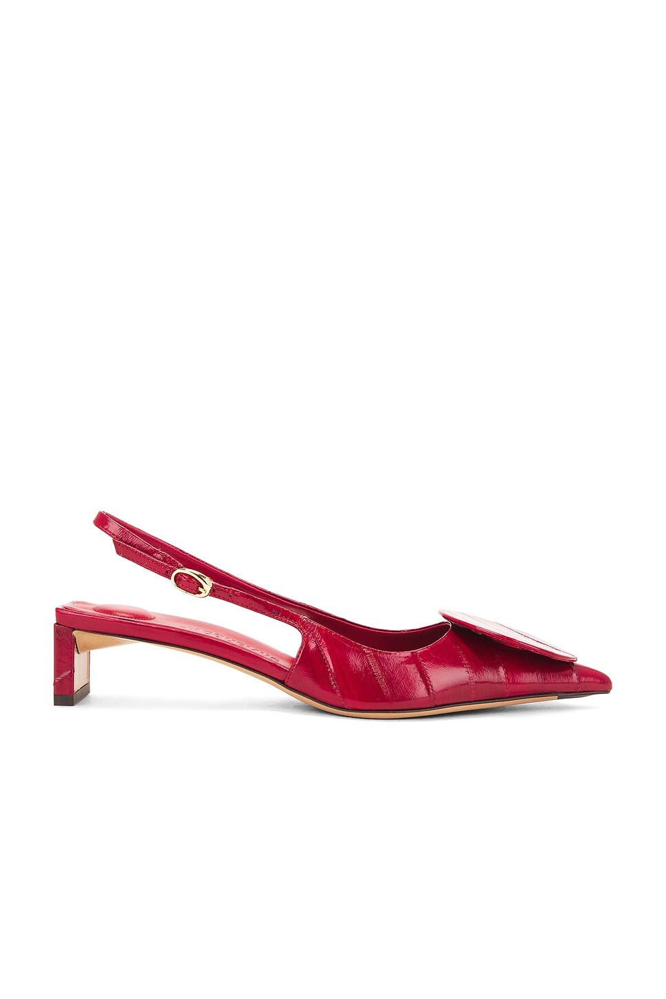 

Туфли женские Les Slingbacks Duelo B Jacquemus, темно-красный