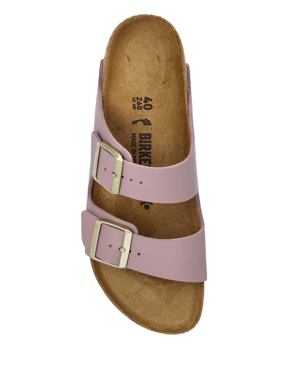 Сандалии Arizona Birko-Flor с пряжками BIRKENSTOCK, фиолетовый — фото 4