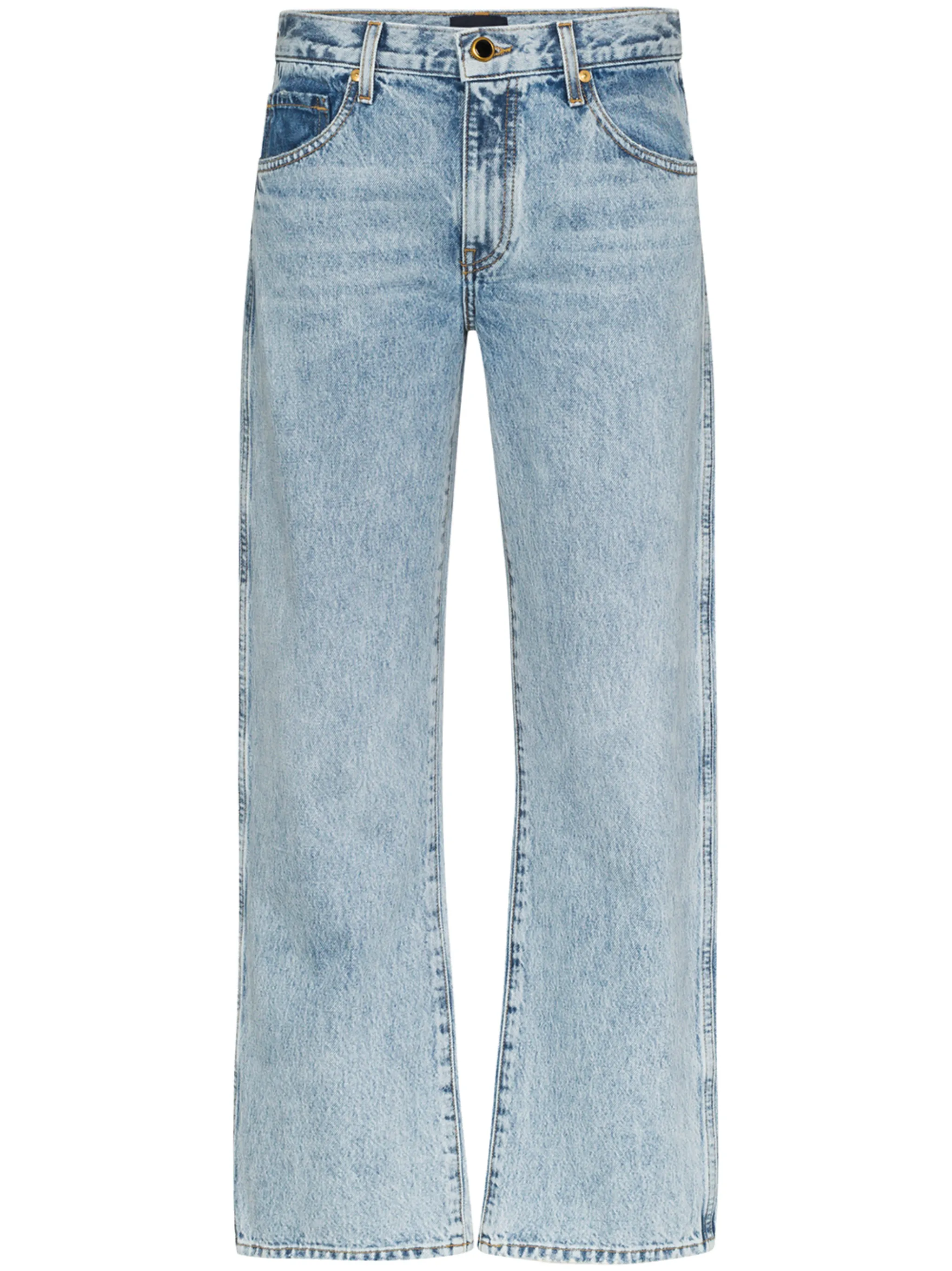 

Джинсы Kerrie широкого кроя Khaite, синий