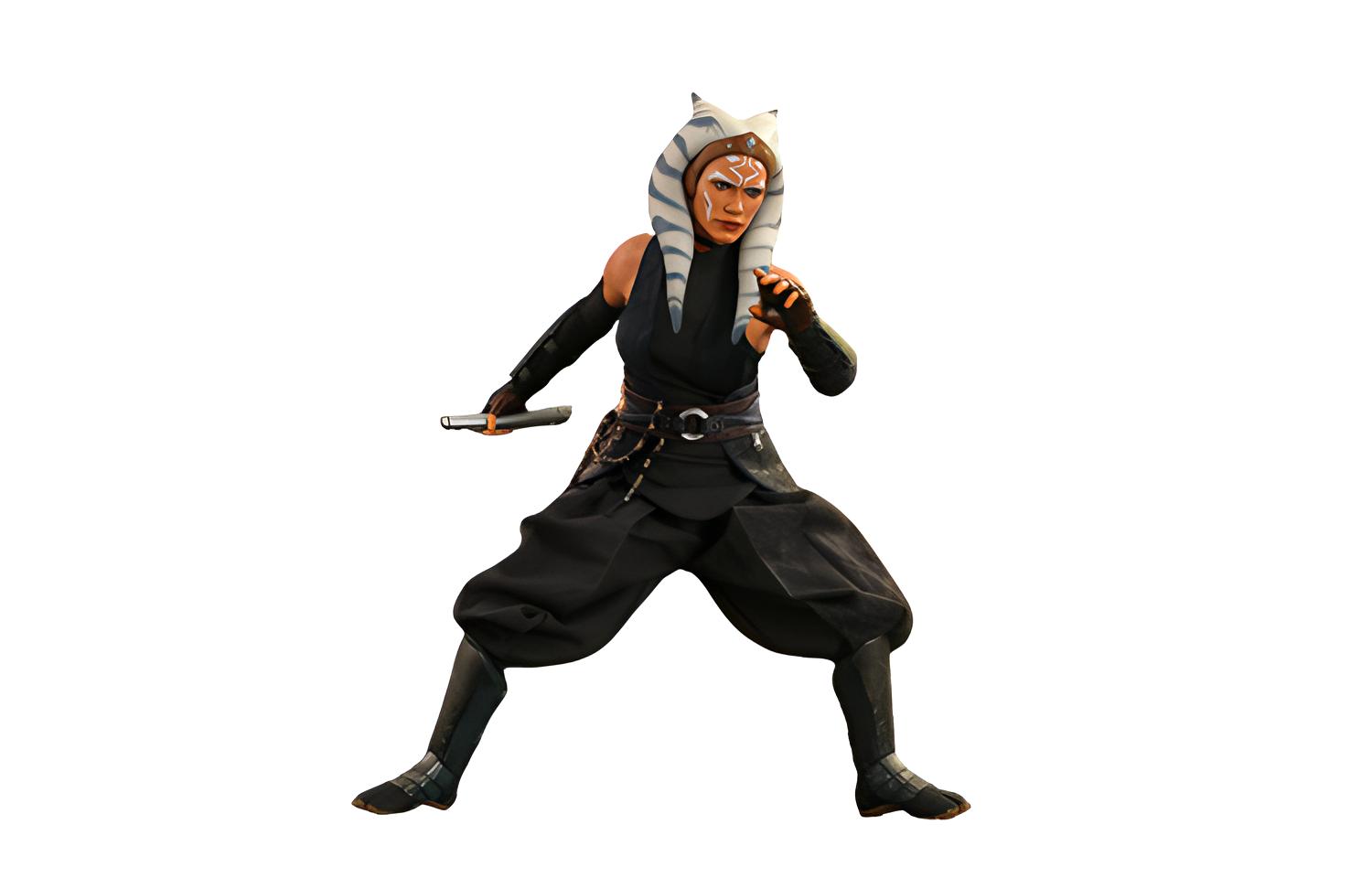 

Dx20 The Mandalorian, Ahsoka Tano фигурки Deluxe Version Hot Toys, DX20 Ahsoka коричневыйo